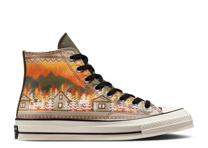 Converse Chuck 70 High - Suéter De Vacaciones Cargo Khaki/egret/black