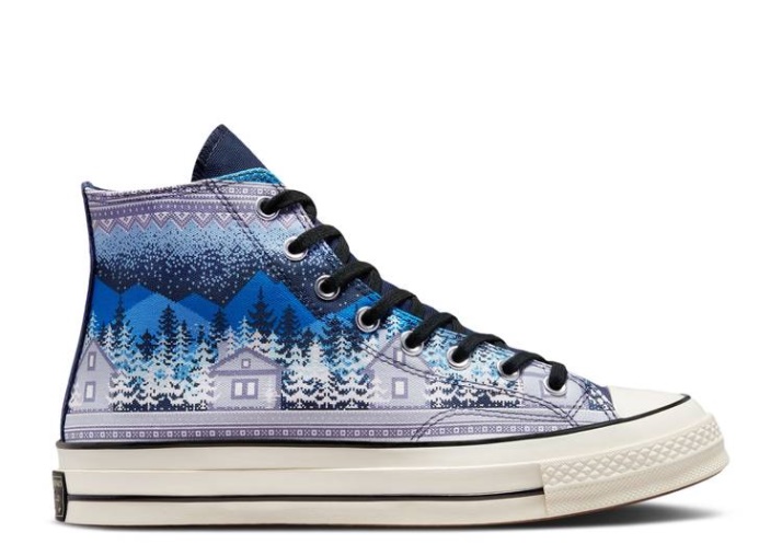 Converse Chuck 70 High - Suéter De Vacaciones Medianoche Azul Marino/egret/negro