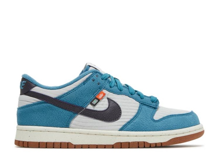 Nike Dunk Low Se Next Nature Gs - Azul Tostado/niebla Gris/vela/púrpura