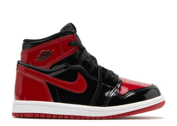 Air Jordan 1 Retro Alto Y Td - Charol Ancho