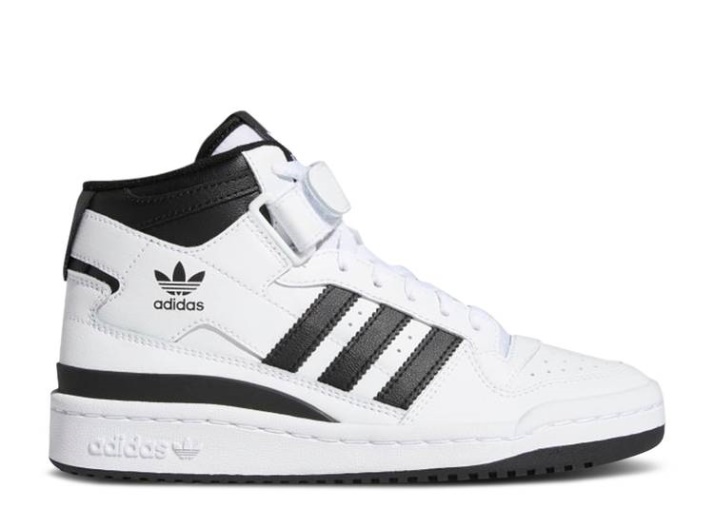 Adidas Forum Mid J - Blanco Negro
