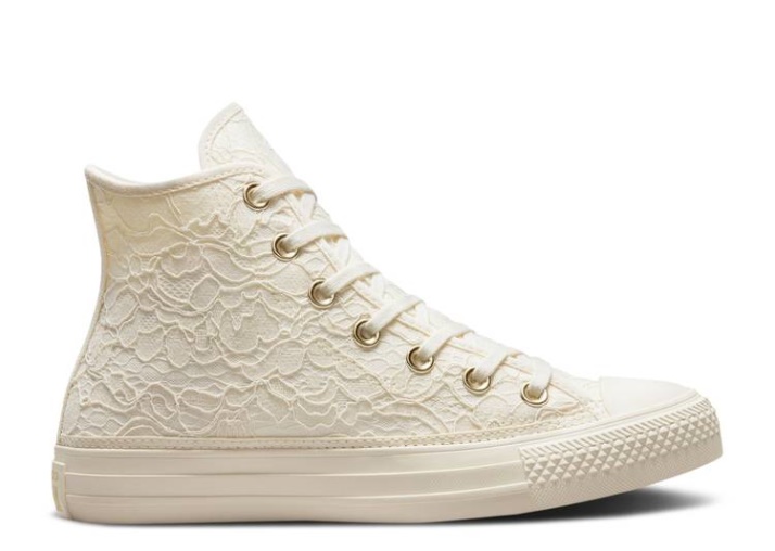 Converse Mujer Chuck Taylor All Star High - Lace Farro/egret/gold