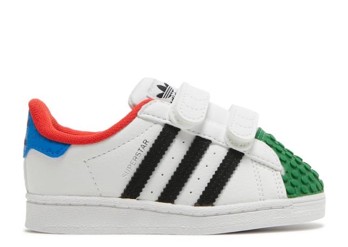 Adidas Lego X Superstar Cf I - Blanco Amarillo Verde