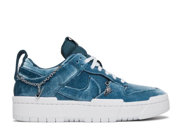 Nike Wmns Dunk Low Disrupt - Amuletos De La Suerte Ashgreen/white/ashgreen