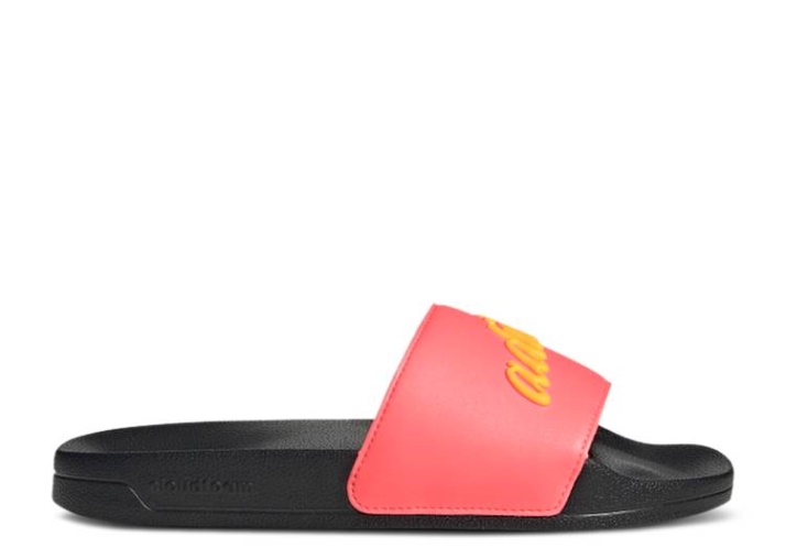 Tobogán De Ducha Adidas Wmns Adilette - Rojo ácido