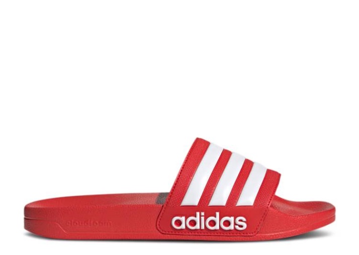 Tobogán De Ducha Adidas Adilette Rojo Vivo/blanco/rojo Vivo