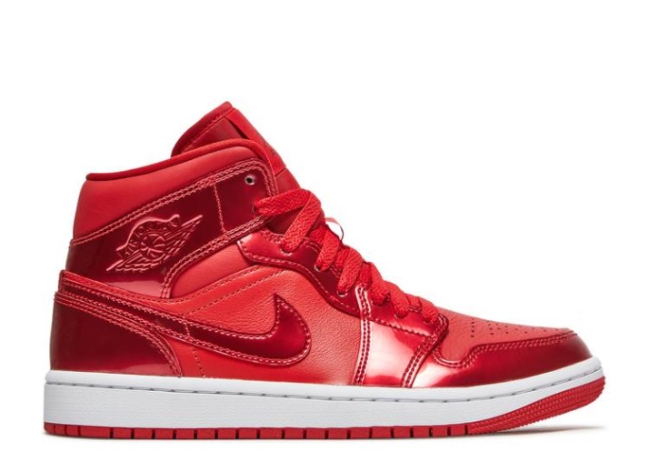 Mujer Air Jordan 1 Mid Se - University Rojo Granada