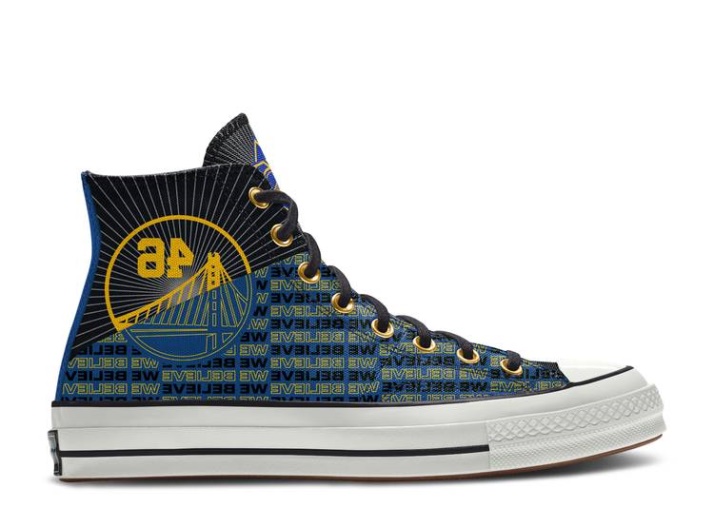 Converse Nba X Chuck 70 High - Guerreros Del Estado Dorado Por Ti