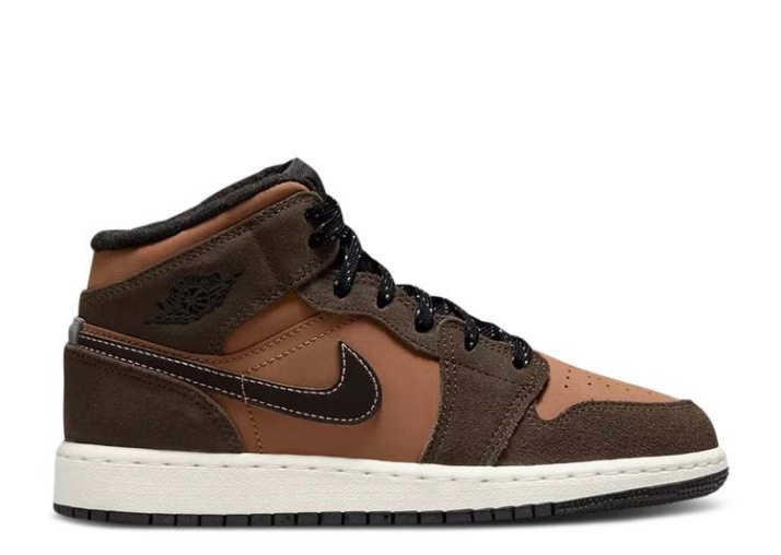 Air Jordan 1 Mid Se Gs - Tono Tierra