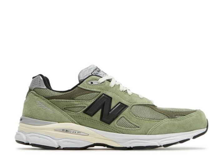 Zapatillas New Balance Jjjjound X 990v3 Fabricadas En EE. UU. - Verde Oliva