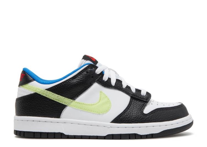 Nike Dunk Low Gs - Blanco Luz Limón Giro