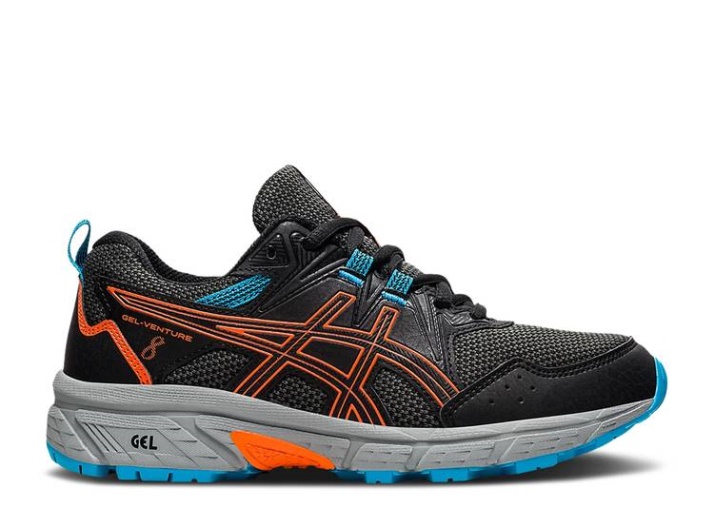 Asics Gel Venture 8 Gs - Negro Marigold Naranja