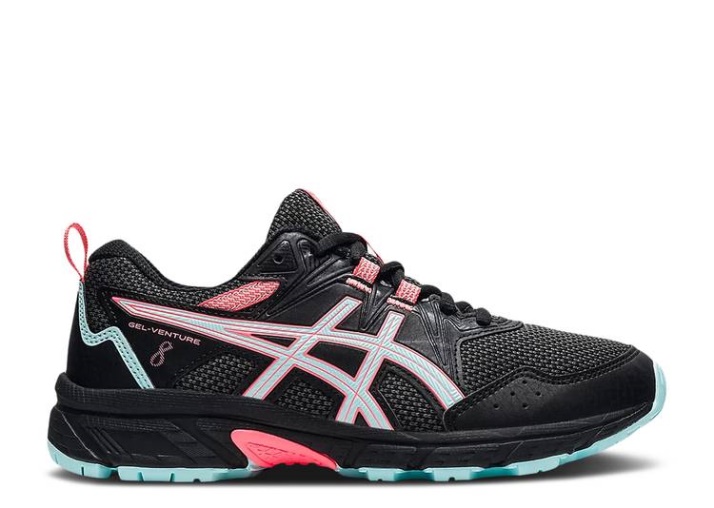 Asics Gel Venture 8 Gs - Negro Claro Azul