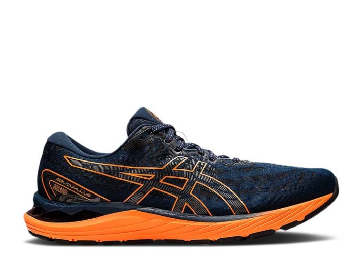 Asics Gel Cumulus 23 - Azul Francés Shock Naranja