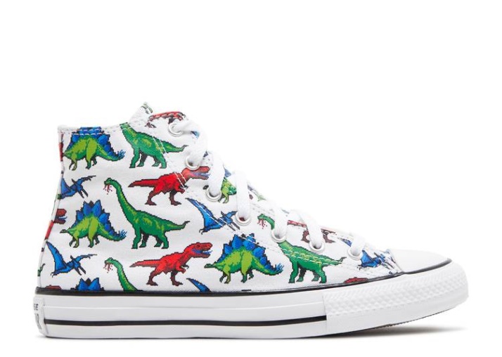 Converse Chuck Taylor All Star High Gs - Dinosaurio De 8 Bits