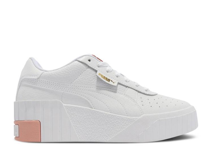 Puma Wmns Cali Cuña - Rubor De Albaricoque Blanco
