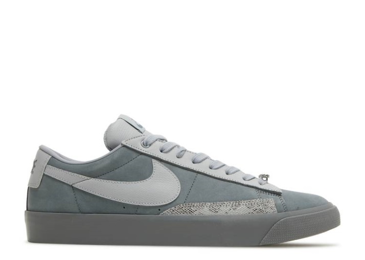 Nike Forty Percent Against Rights X Blazer Low Sb Gris Frío/gris Lobo