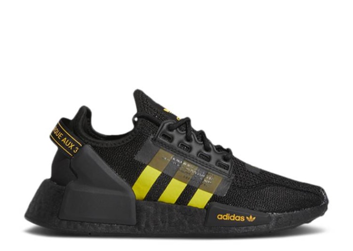 Adidas Nmd R1 V2 J - Negro Amarillo Degradado