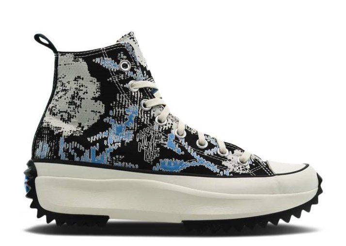 Converse Run Star Walk High - Floral Fusion University Azul/negro/egret