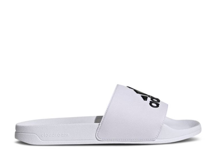 Adidas Adilette Tobogán De Ducha Nube Blanco/núcleo Negro