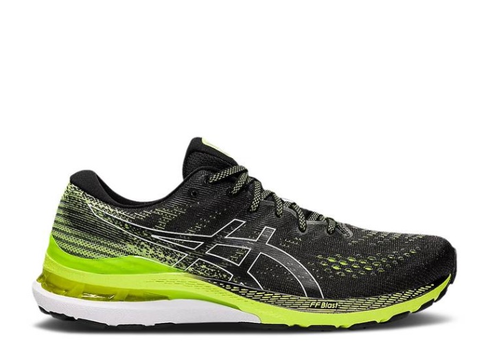 Asics Gel Kayano 28 - Negro Peligro Verde