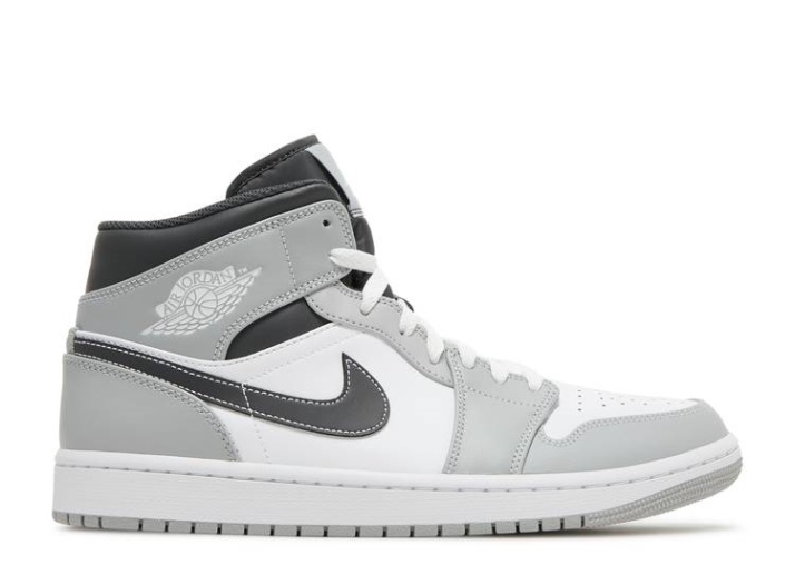 Air Jordan 1 Mid - Gris Humo Claro