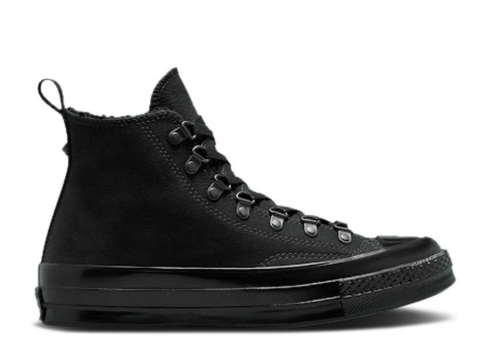 Converse Chuck 70 Alto - Negro Monocromático