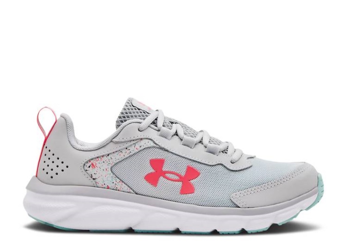 Underarmour Assert 9 Gs - Pintura Salpicadura Halo Gris/blanco