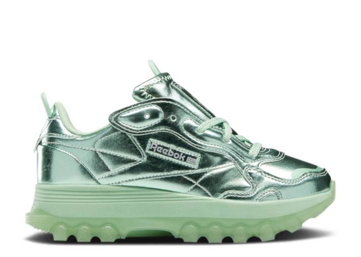 Reebok Cardi B X Classic Cuero Niño Grande - Semi Pixel Mint