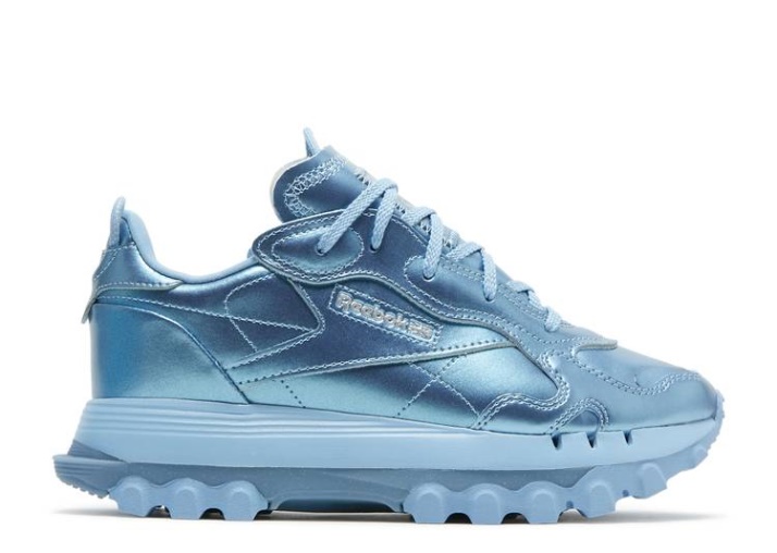 Reebok Cardi B X Wmns Cuero Clásico - Azul Fluido