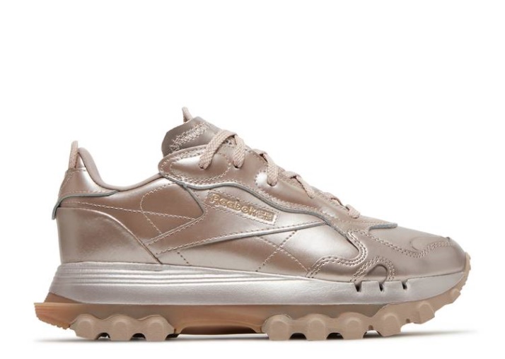 Reebok Cardi B X Wmns Cuero Clásico - Oro Rosa Champán