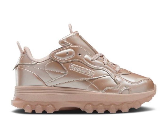 Reebok Cardi B X Classic Cuero Niño Grande - Oro Rosa Champán