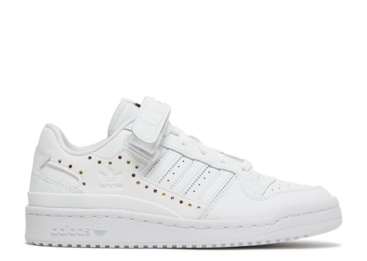 Adidas Swarovski X Mujer Forum Low - Blanco Negro