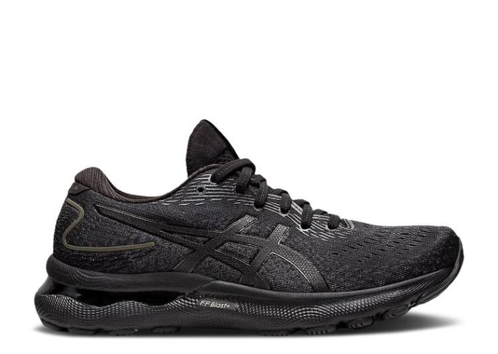 Asics Mujer Gel Nimbus 24 Ancho - Negro