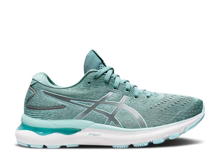 Asics Mujer Gel Nimbus 24 Ancho - Salvia