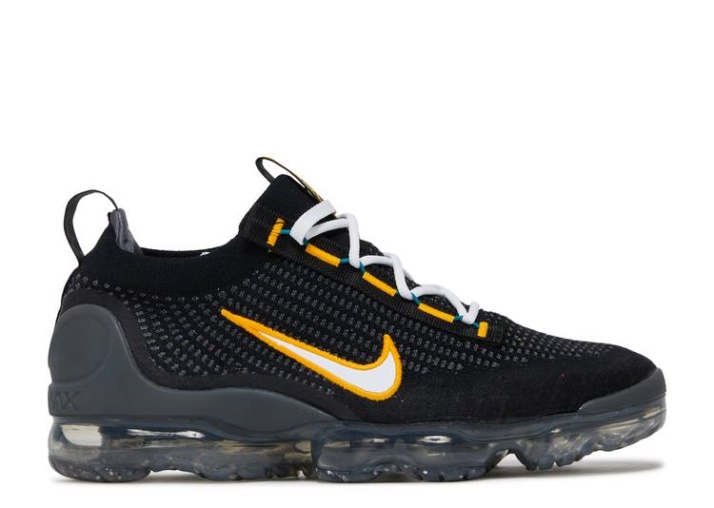 Nike Air Vapormax 2021 Flyknit - Negro Dorado Universitario
