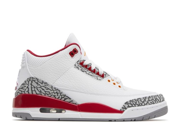 Air Jordan 3 Retro - Rojo Cardenal