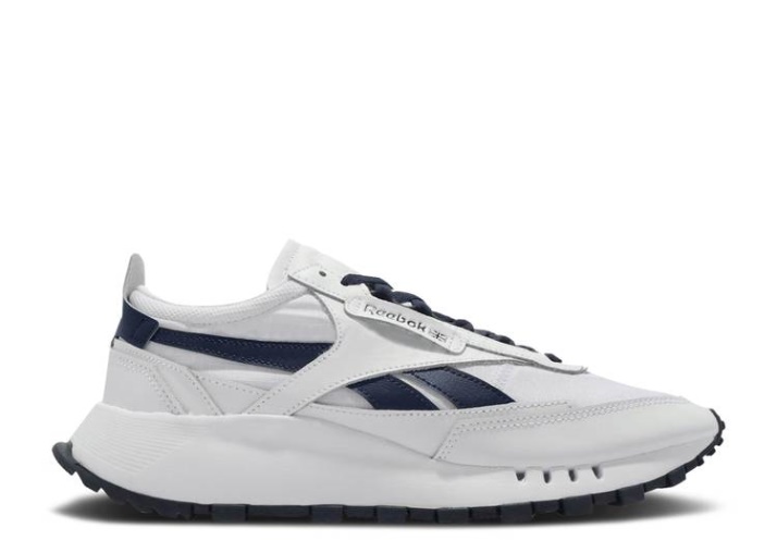 Reebok Classic Cuero Legado Blanco/vector Azul Marino/blanco