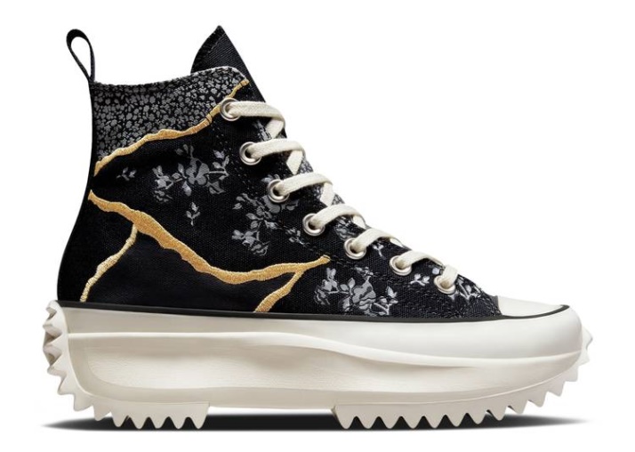 Converse Run Star High - Metalizado Floral