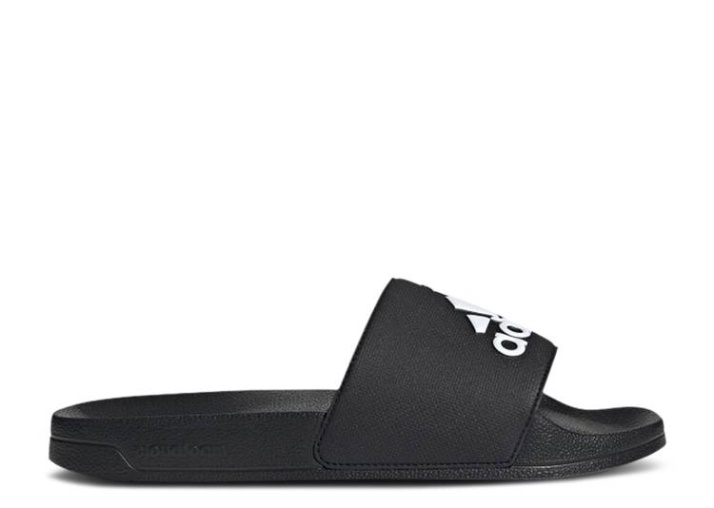 Tobogán De Ducha Adilette Core Negro/blanco/core Negro