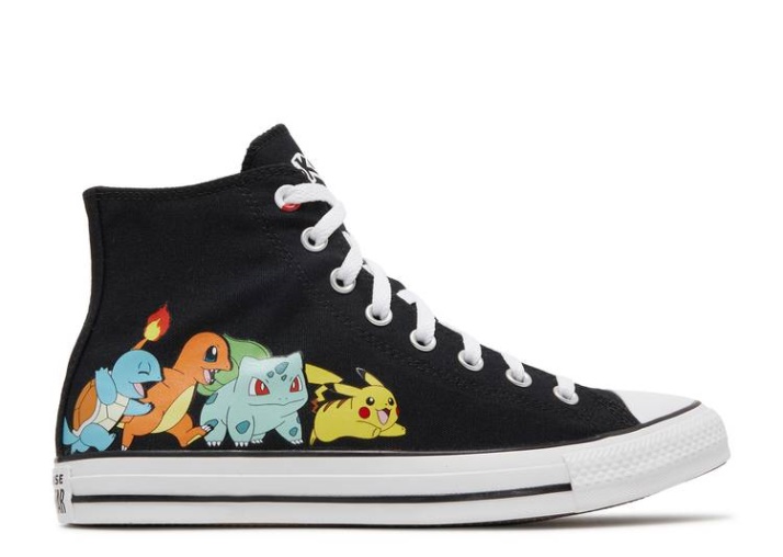 Pokemon X Chuck Taylor All Star High - Primeros Socios Negro/multi/blanco