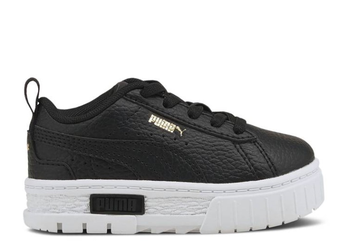 Puma Mayze Cuero Infantil - Negro Equipo Oro