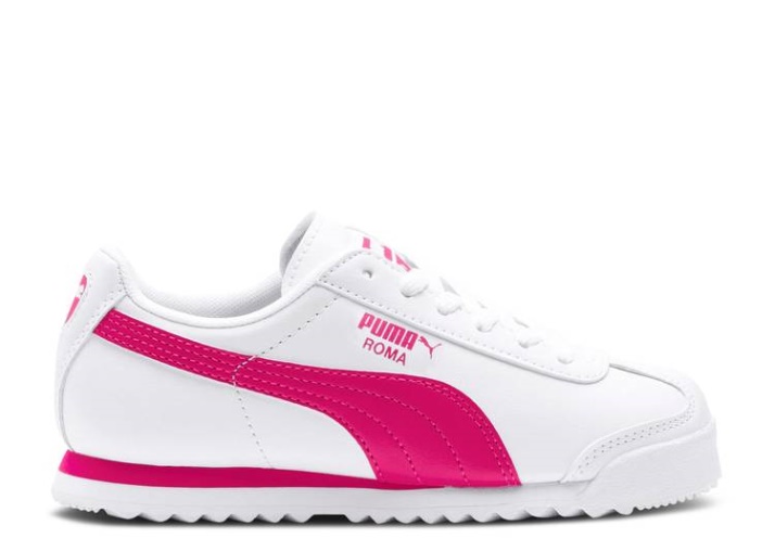 Puma Roma Basic Jr - Blanco Fucsia Violeta