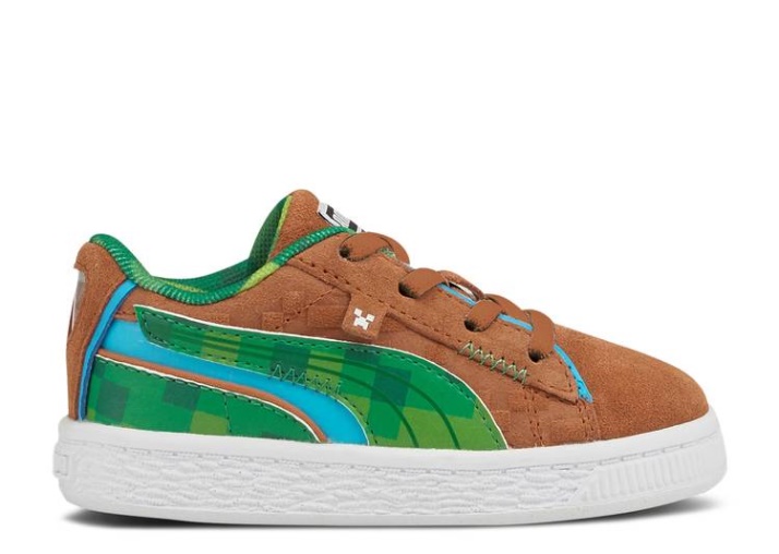 Puma Minecraft X Suede Infant - Bloque De Hierba