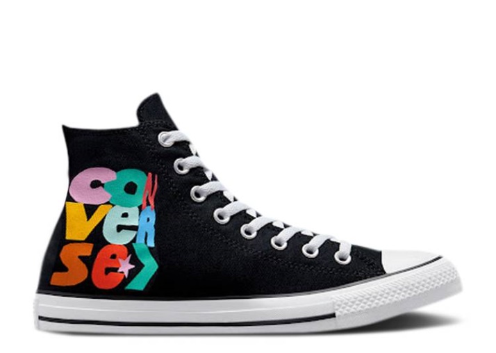 Converse Chuck Taylor All Star High - Estampado Floral Sonriente