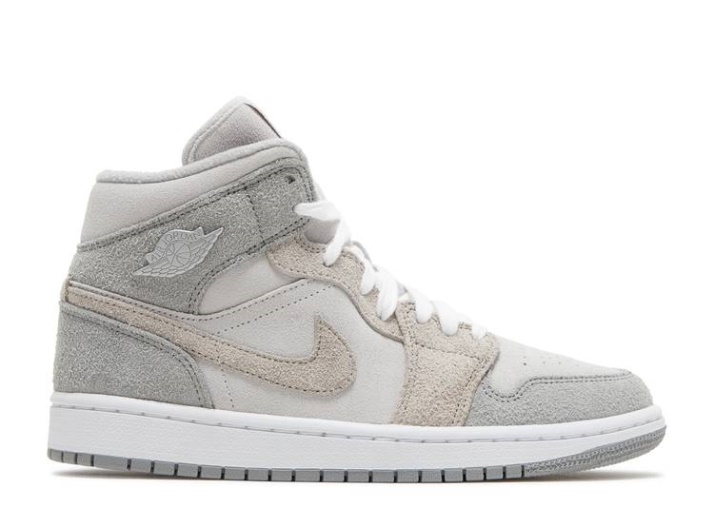 Nike Air Jordan 1 Mid Se - Gris Partícula