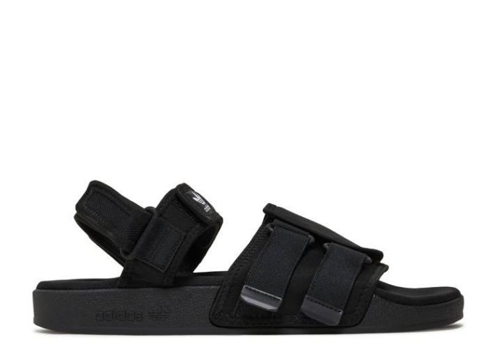 Sandalia Adilette - Negro Blanco