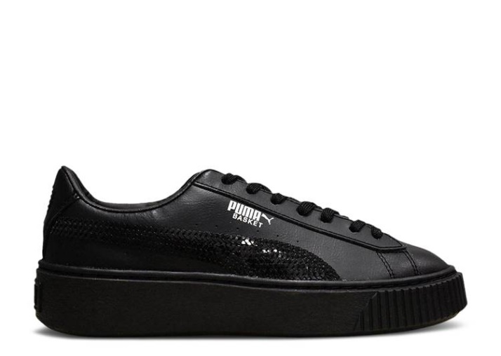 Puma Basket Plataforma Bling Jr - Negro
