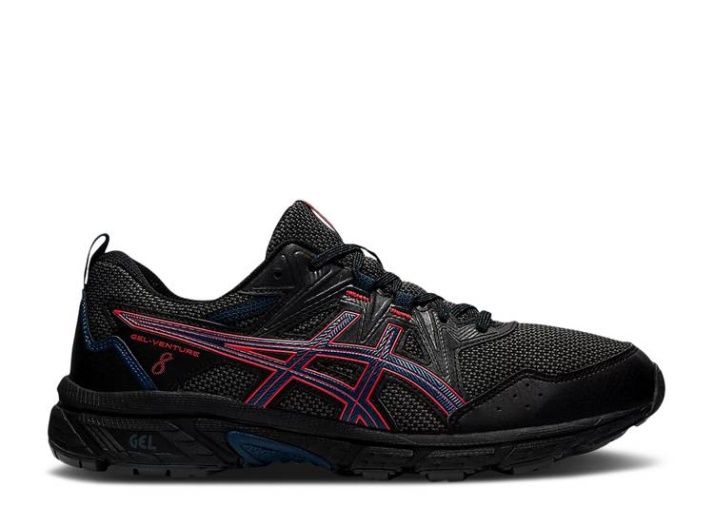Asics Gel Venture 8 - Negro Fuego Rojo