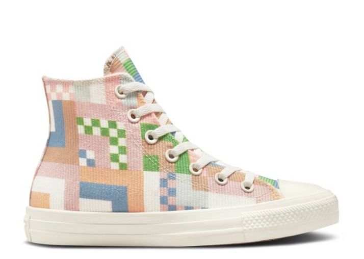 Converse Wmns Chuck Taylor All Star Elaborado Alto - Rayas Abstractas